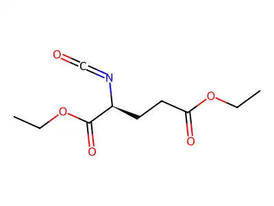 Diethyl 2-isocyanatopentanedioate structure