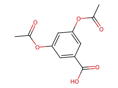 3,5-二乙酰氧基苯甲酸 structure