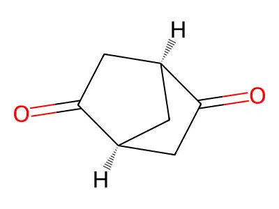 Bicyclo(2.2.1)heptane-2,5-dione structure