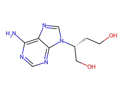 2-(6-Amino-9H-purin-9-yl)-1,4-butanediol structure