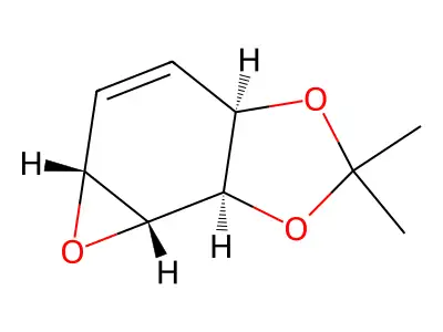 2,2-Dimethyl-3a,5a,6a,6b-tetrahydrooxireno[2,3-g][1,3]benzodioxole structure