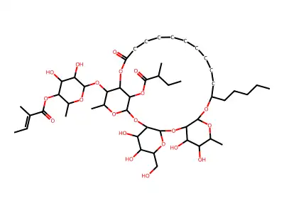 Scammonin VII structure