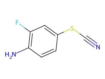 2-Fluoro-4-thiocyanatoaniline structure
