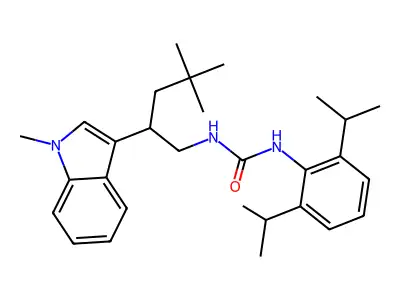 1-[4,4-dimethyl-2- pentyl]-3- urea structure