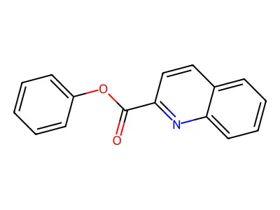 Phenyl quinoline-2-carboxylate structure