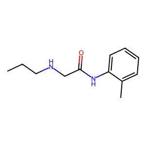 N-(2-methylphenyl)-2-(propylamino)acetamide hydrochloride structure