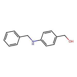 N-Benzyl-4-hydroxymethylaniline structure