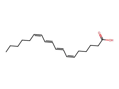 Octadeca-6,8,10,12-tetraenoic acid structure