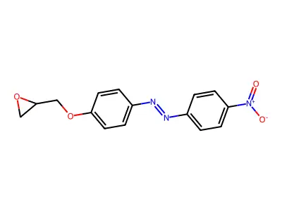 Diazene, (4-nitrophenyl)[4-(oxiranylmethoxy)phenyl]- structure