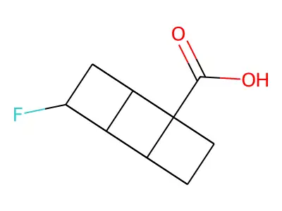 8-Fluorocubane-1-carboxylic acid structure