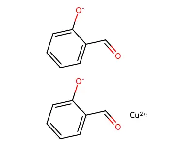 Copper salicylaldehyde structure