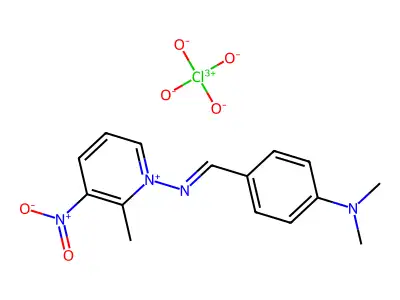 C15H17N4O2.ClO4 structure