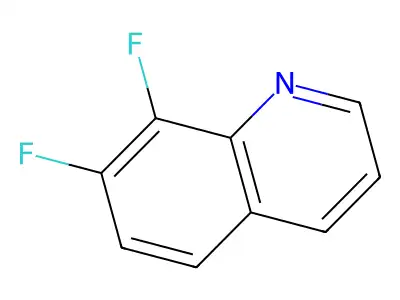 7,8-Difluoroquinoline structure