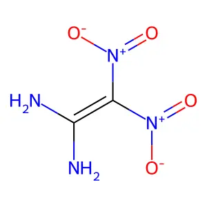 二氨基二硝基乙烯 structure