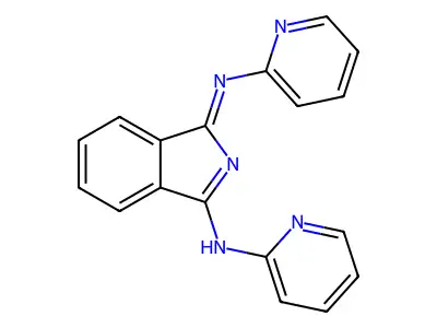 1,3-Bis(2-pyridylimino)isoindole structure