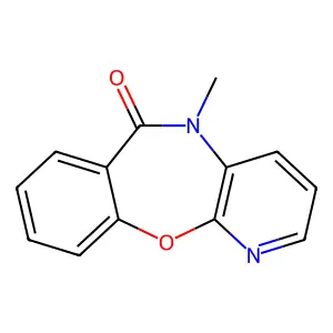 5-Methyl-pyrido(2,3-b)(1,4)benzoxazepin-6(5H)-one structure