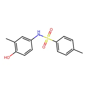 Benzenesulfonamide, N-(4-hydroxy-3-methylphenyl)-4-methyl- structure