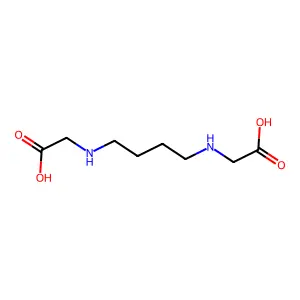 N,Na(2)-1,4-Butanediylbis[glycine] structure