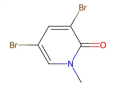 3,5-Dibromo-2-hydroxypyridine structure