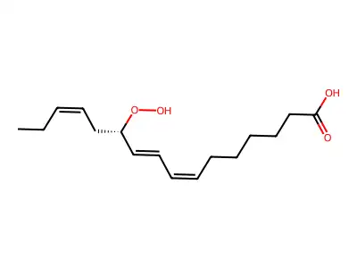 (11S)-11-氢过氧基十六碳-7,9,13-三烯酸 structure