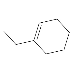 1-Ethylcyclohexene structure