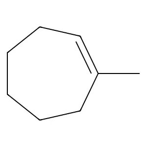 1-Methylcycloheptene structure