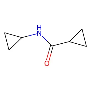 Cyclopropanecarboxylic acid cyclopropylamide structure