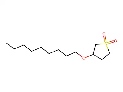3-Nonyloxythiolane-1,1-dione structure