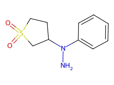1-(1,1-Dioxothiolan-3-yl)-1-phenylhydrazine structure
