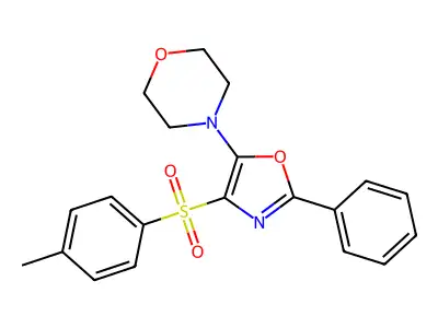 4-{4-[(4-Methylphenyl)sulfonyl]-2-phenyl-1,3-oxazol-5-yl}morpholine structure
