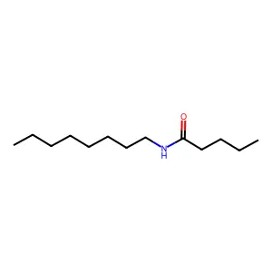 N-octylpentanamide structure