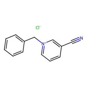 1-Benzyl-3-cyanopyridin-1-ium chloride structure