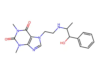 Cafedrine structure