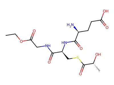 H-gGlu-Cys(1)-Gly-ObAla-MeNH2.H-gGlu-Cys(1)-Gly-OH structure