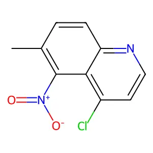 4-Chloro-6-methyl-5-nitroquinoline structure