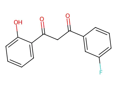 1-(3-Fluorophenyl)-3-(2-hydroxyphenyl)propane-1,3-dione structure