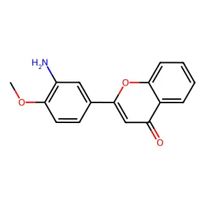 2-(3-Amino-4-methoxyphenyl)chromen-4-one structure