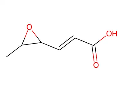 4,5-环氧-2-己烯酸 structure