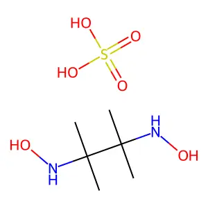 2,3-Butanediamine, N2,N3-dihydroxy-2,3-dimethyl-, sulfate (1:1) structure