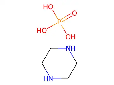 哌嗪磷酸盐 structure