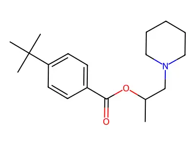 1-(Piperidin-1-yl)propan-2-yl 4-tert-butylbenzoate structure