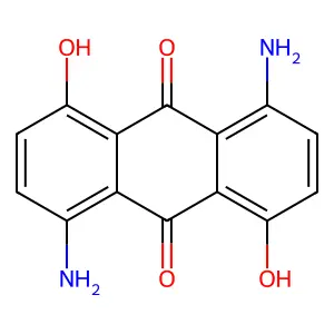 1,5-二氨基-4,8-二羟基蒽醌 structure
