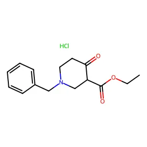 Ethyl 1-benzyl-4-oxopiperidine-3-carboxylate hydrochloride structure
