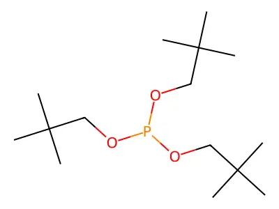 Trineopentyl phosphite structure