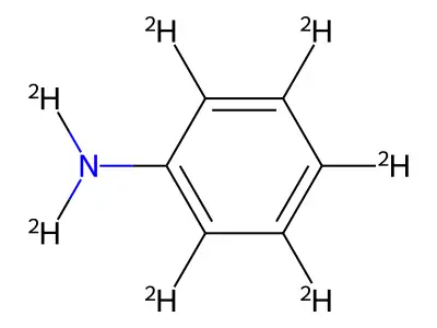 (2H7)Aniline structure