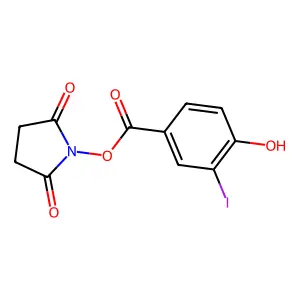 N-Succinimidyl 4-hydroxy-3-iodobenzoate structure