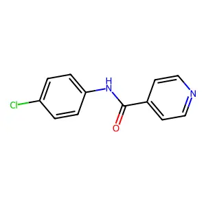 N-(4-Chlorophenyl)isonicotinamide structure
