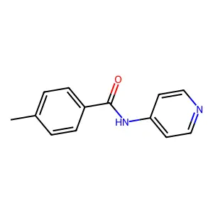 4-甲基-N-4-吡啶基苯甲酰胺 structure