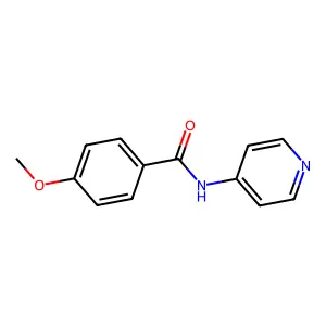 4-methoxy-N-(pyridin-4-yl)benzamide structure