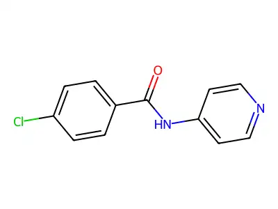 4-Chloro-N-4-pyridinylbenzamide structure